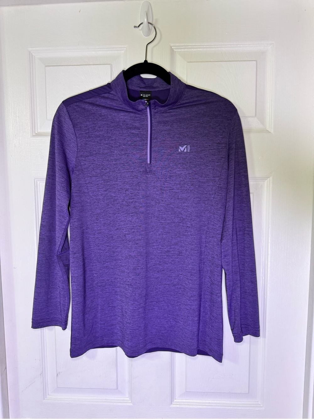 Millet Purple Half-Zip Utility Jacket